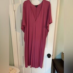 Gorgeous Rose Colored V Neck Dress